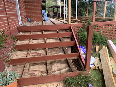 Upgrade a tired old deck